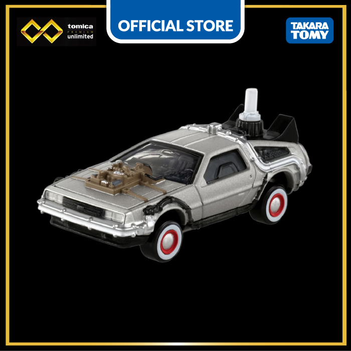 Gambar Tomica Premium Unlimited #02 Back to The Future Part III DeLorean (Time Machine) dari Takara Tomy Official Store Kota Administrasi Jakarta Barat Tokopedia