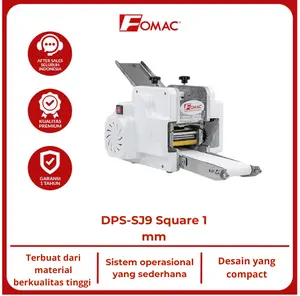 FOMAC Mesin cetak kulit pangsit Dumpling Skin Maker DPS-SJ9 Square 1 mm