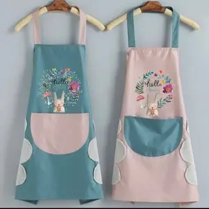 ST Apron Celemek Masak Motif Kelinci Anti Minyak