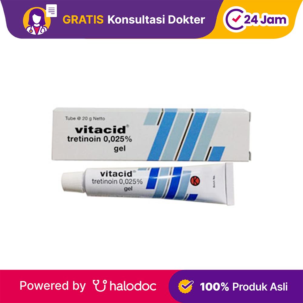 Vitacid 0.025% Gel 20 g - Obat Jerawat - Halodoc