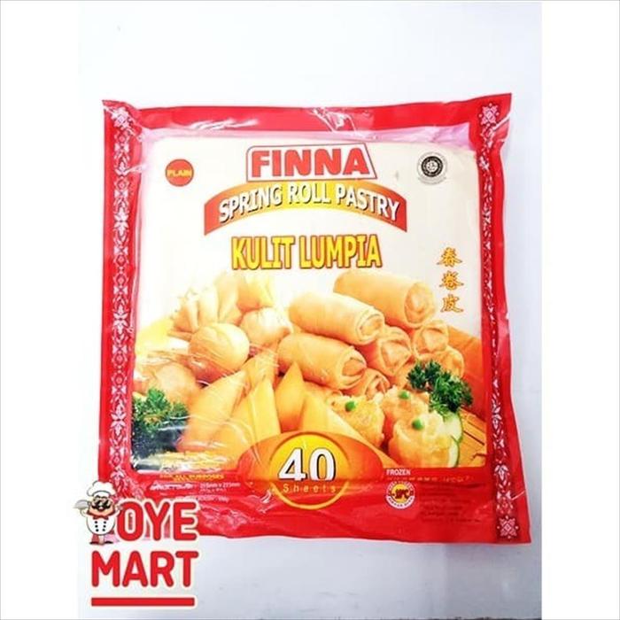 Gambar KULIT LUMPIA UKURAN 21,5CM X21,5CM ISI 40 LEMBAR MERK FINNA PASTRY dari OYEFROZEN BUAHBATU Kota Bandung Tokopedia
