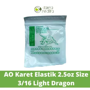 AO Karet Elastik 2.5oz Size 3/16 Light Dragon