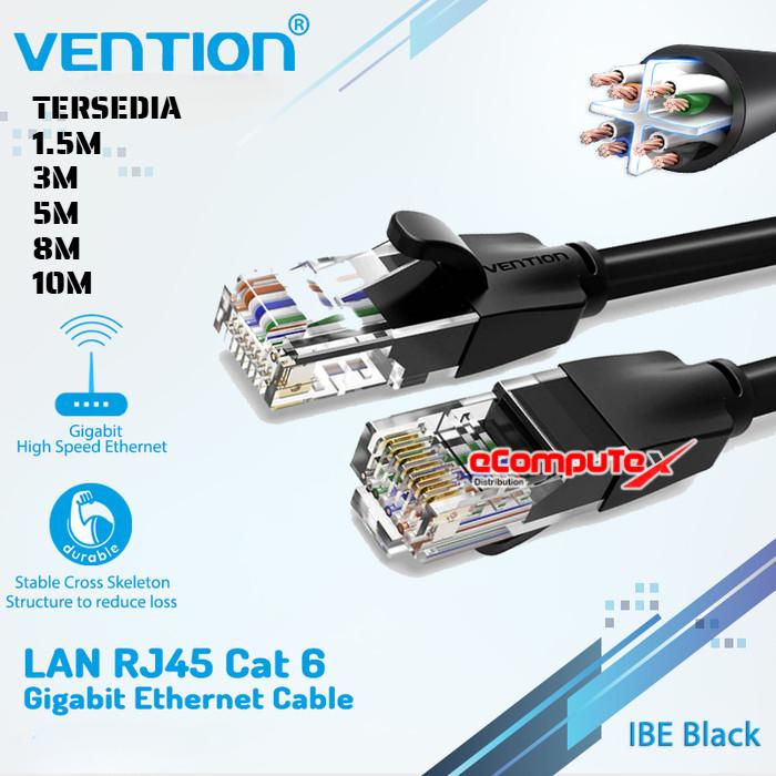 Vention Kabel Lan RJ45 CAT 6 IBE / Cable Lan RJ45 Cat6 Gigabit UTP ...
