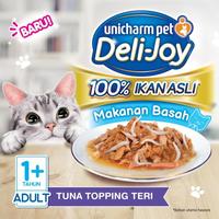 Gambar Deli-Joy Makanan Kucing Basah Pouch Adult Tuna Topping Teri 60g - 2 Packs dari UNICHARM PET SHOP Kab. Tangerang 2 Tokopedia