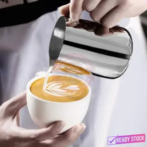 Gelas Pitcher Milk Jug Stainless Kopi Espresso Latte Art 350ml 600ml 1000ml