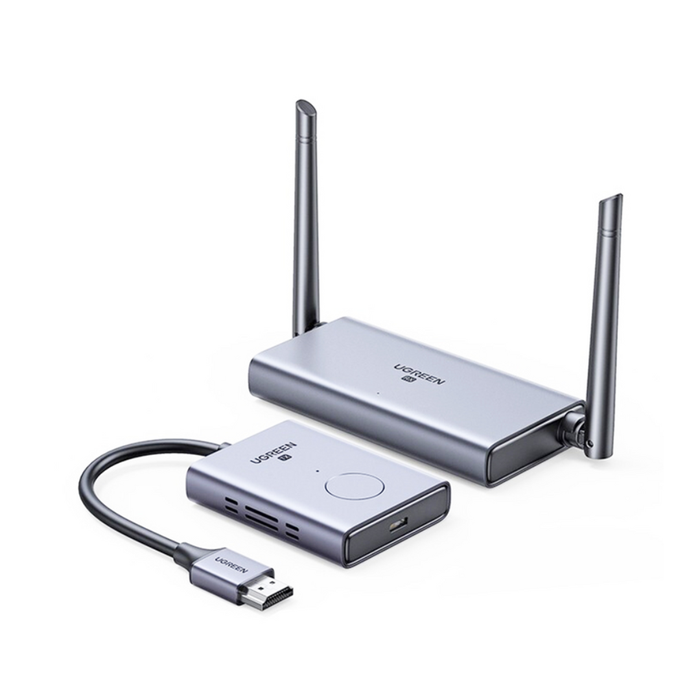 Gambar UGREEN HDMI EXTENDER TRANSMITTER AND RECEIVER WIRELESS HDMI EXTENDER - 50633A dari GGSTORESBY Kota Surabaya Tokopedia