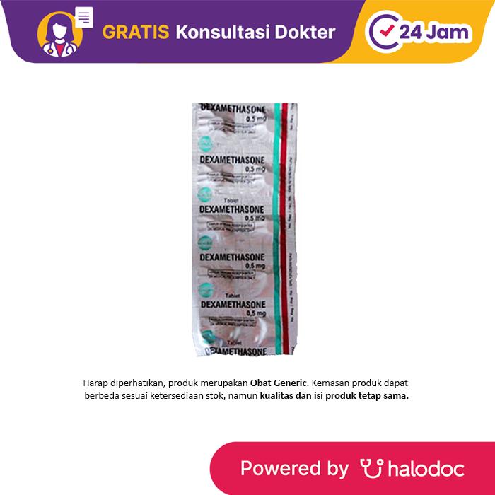 Dexamethasone 0.5 mg 10 Tablet - Anti Inflamasi - Halodoc