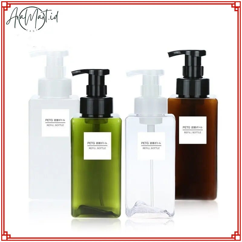 Botol Sabun Pump Refill PET Bottle Refill Shampoo Sabun Cuci Tangan Bottle Soap Dispenser 0