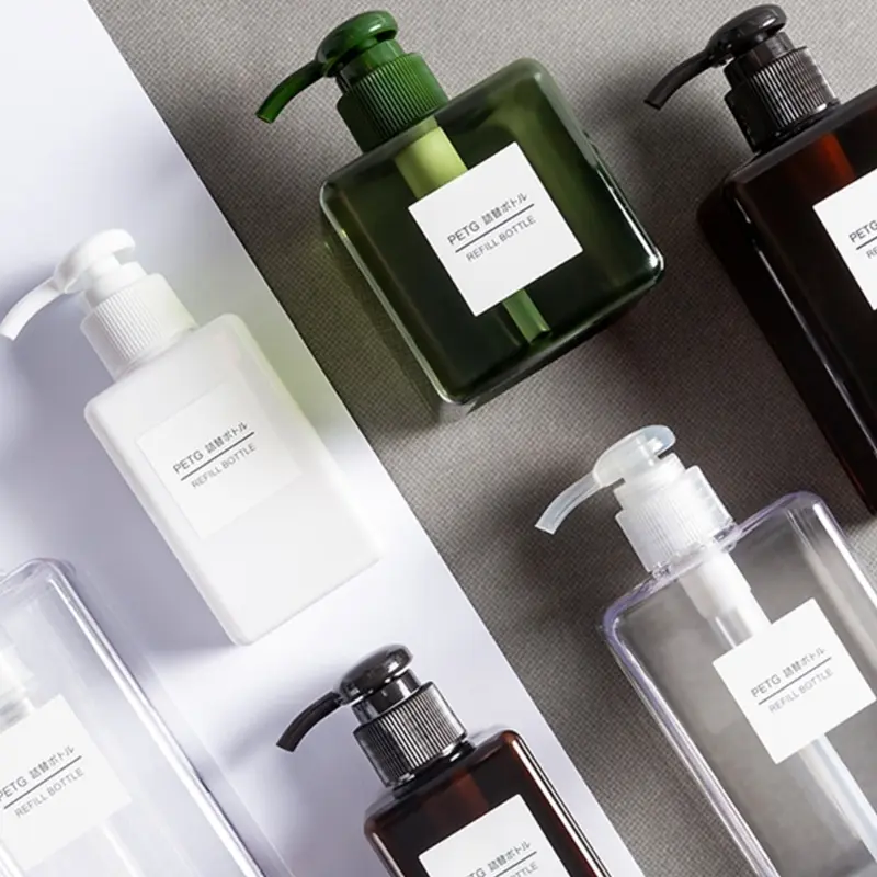 Botol Sabun Pump Refill PET Bottle Refill Shampoo Sabun Cuci Tangan Bottle Soap Dispenser 8