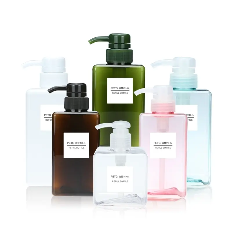 Botol Sabun Pump Refill PET Bottle Refill Shampoo Sabun Cuci Tangan Bottle Soap Dispenser 7