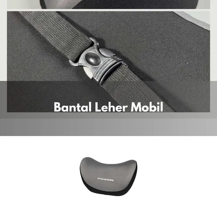 SPCR Bantal Leher Mobil Ergonomis Memory Foam Car Headrest Pillow DTK16Y