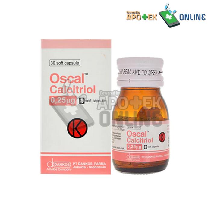 OSCAL 0.25MCG BOTOL 30 KAPSUL