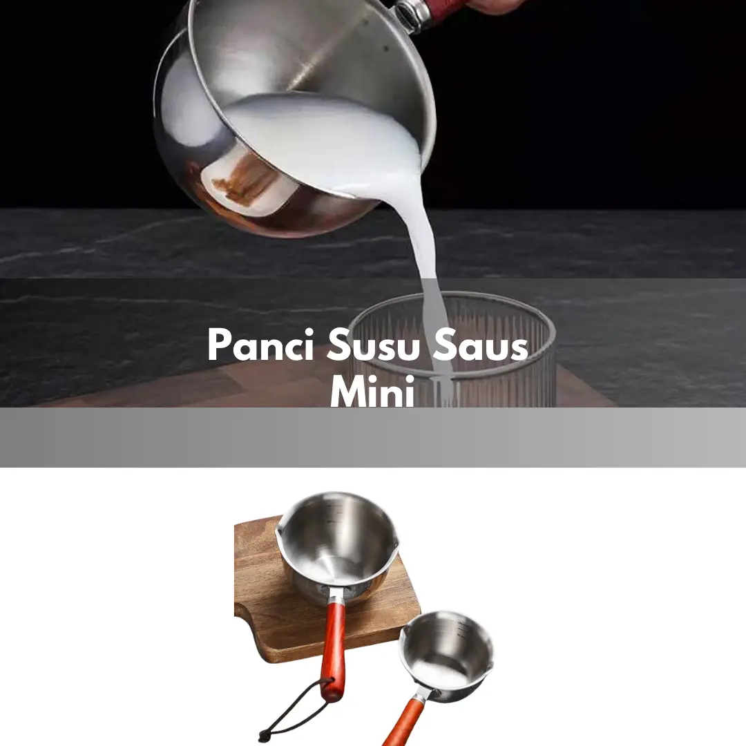 SPCR Panci Susu Mini Sauce Pan Stainless Steel 304 Dual Drainage HKG914