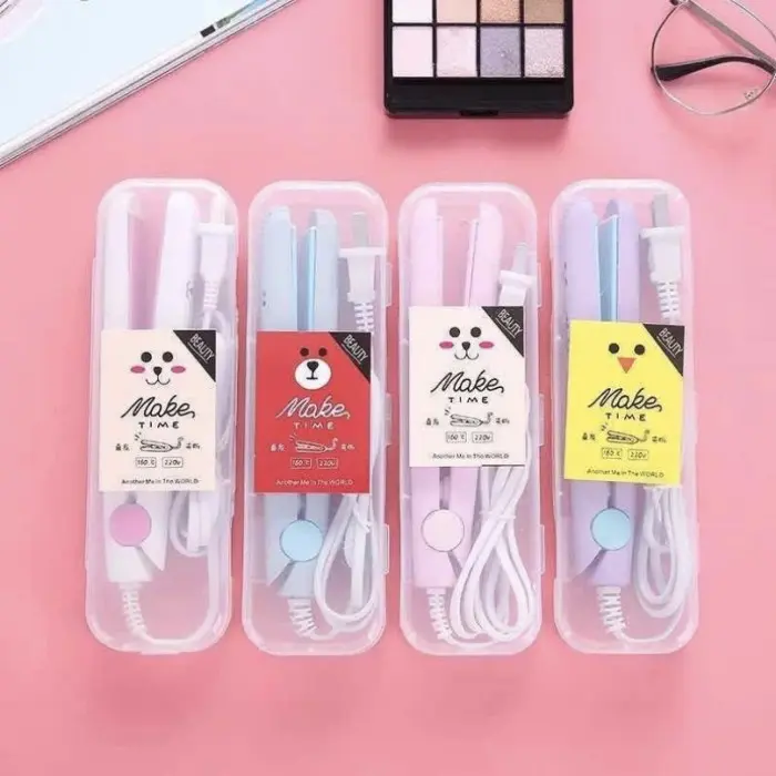 Catok Mini Karakter Catok Rambut 2in1 Pelurus Keriting Rambut 2 in 1