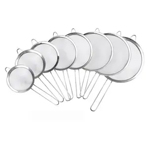 Saringan CEKO minyak - Teh - kopi - susu STAINLESS STEEL 8.10.12.14.16.18.20.22.24 cm Murah