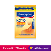 Gambar Hansaplast Koyo Hangat 10 Lembar - Nyeri Otot - Halodoc dari Apotek Medika Prima Tambora Kota Administrasi Jakarta Barat 1 Tokopedia