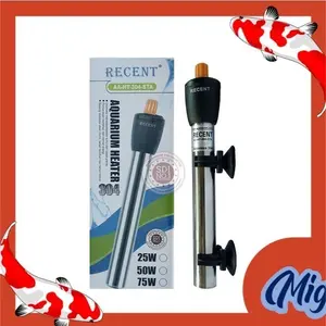 pemanas air HEATER RECENT STAINLESS aquarium