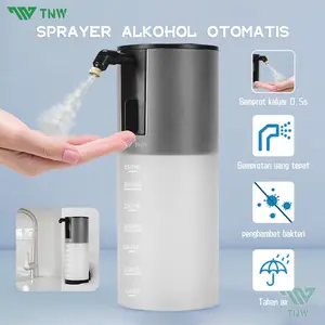 TNW Auto Alcohol Sprayer Touchless Automatic Hand Sanitizer Dispenser Wall Mount  Disinfection Spray Machine Alat Penyemprot Alkohol Disinfektan Otomatis