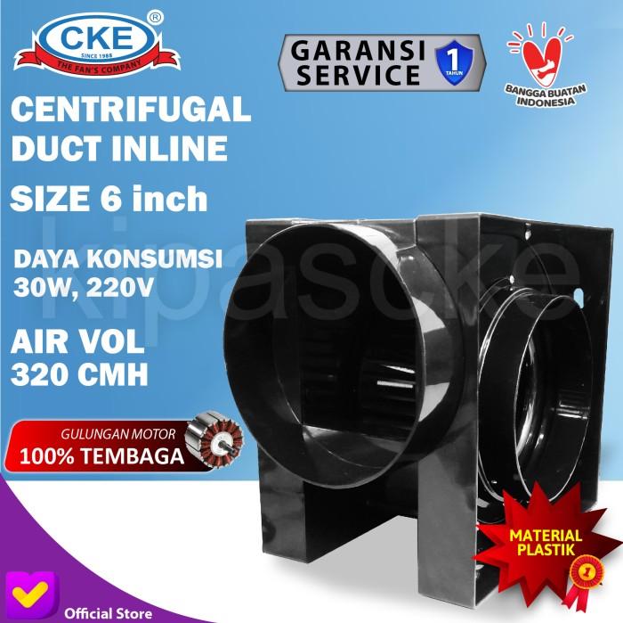 Gambar CKE Exhaust Fan Mini Sirocco Sudut Tabung Industrial 6 Inline Duct dari CKE Fan Official Kota Administrasi Jakarta Barat Tokopedia