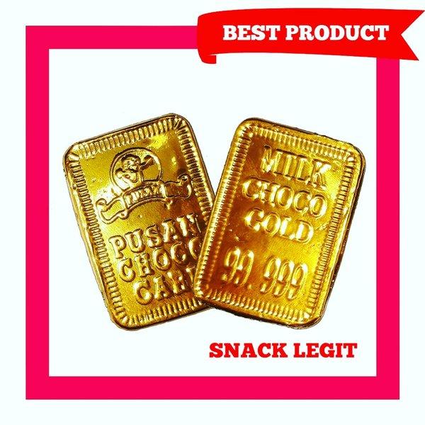 Coklat Batang Emas Cokelat Batangan Mas Gold Bar Chocolate 50 Pcs