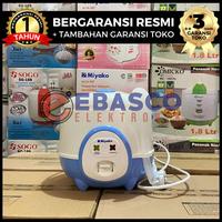 Gambar MIYAKO Rice Cooker MCM 606 A Kapasitas 0,6 Liter Portable Panci Anti Lengket Bergaransi Resmi dari Ebasco Elektronik Kab. Bandung Barat 2 Tokopedia