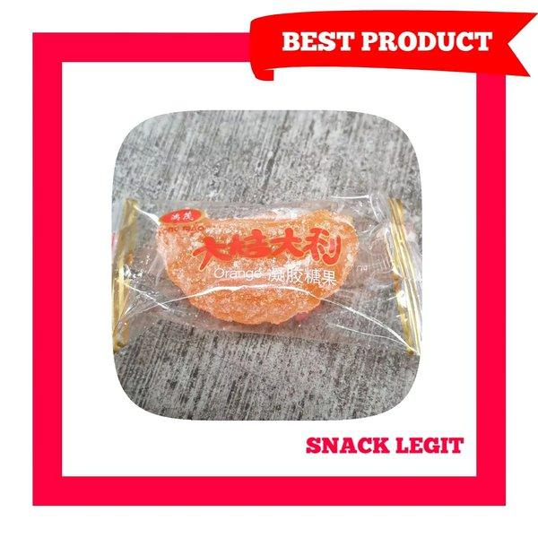Jelly Jeruk Permen Jeli Kiloan Orange Jelly Candy 500 Gram