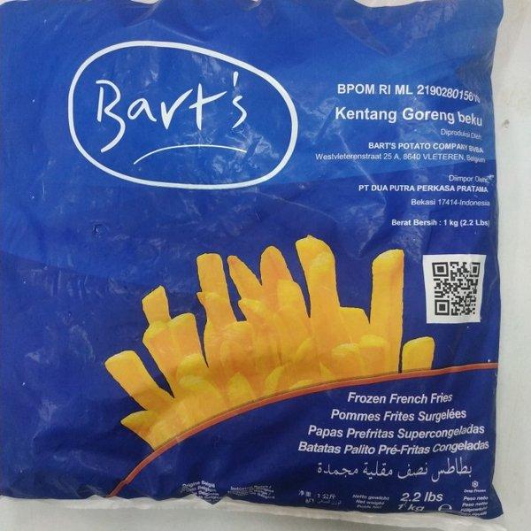 Bart S Kentang Goreng Beku 1 Kg