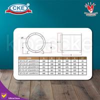 Gambar CKE Casing Axial Fan 16 Inch Galvanis / Body Kipas Aksial Blower 16 dari CKE Fan Official Kab. Tangerang 3 Tokopedia