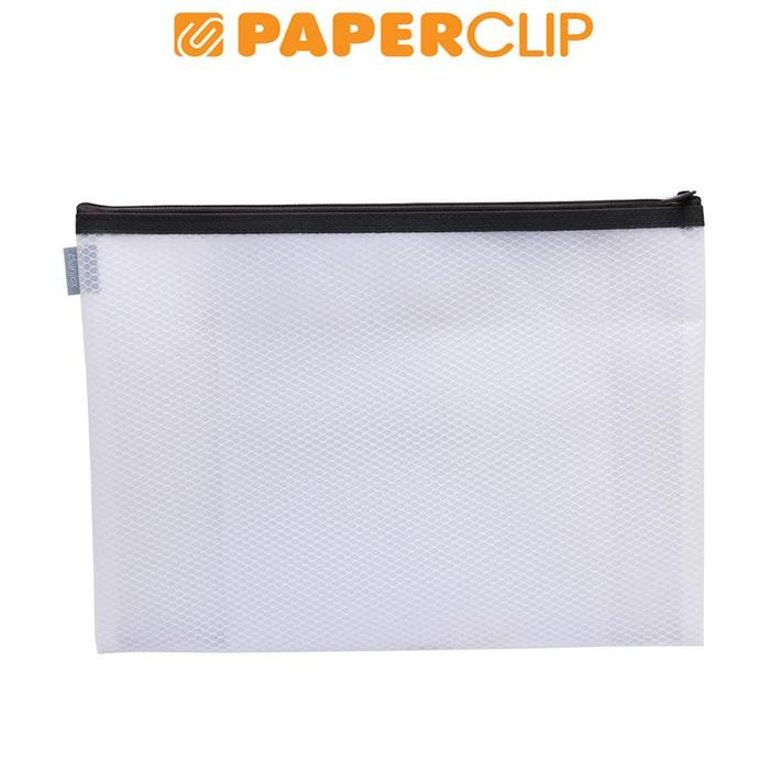 Gambar ZIPPER BAG A4 BANTEX BF2103 05 GRAY dari Paperclip Indonesia Kota Administrasi Jakarta Selatan Tokopedia