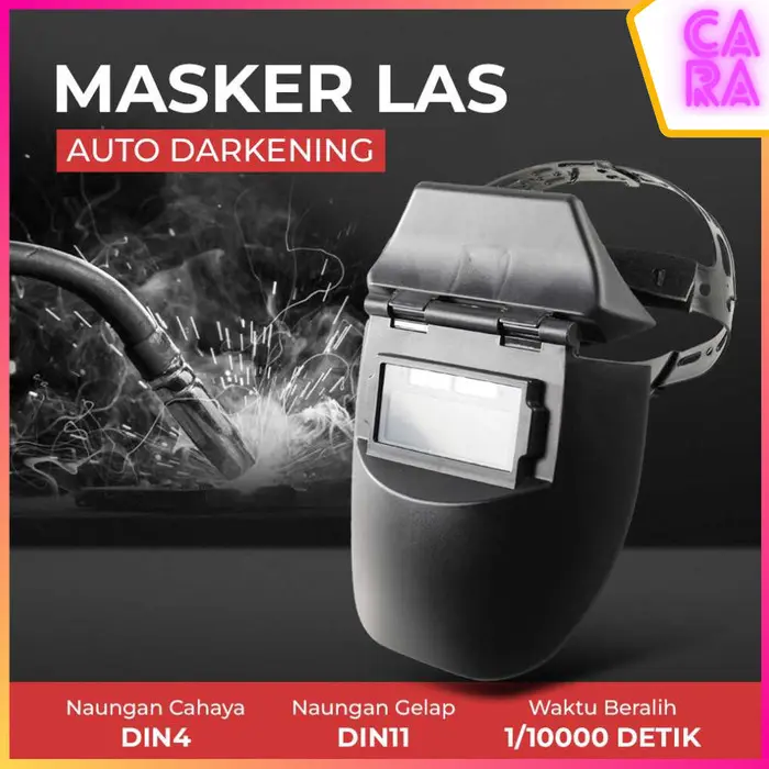 Kedok Topeng Las Otomatis Auto Dark Helm YZ10 Best Seller 0