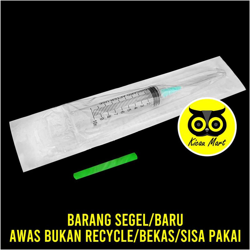 Spuit suntikan lolohan anakan piyik burung unggas 10ml plus selang 2