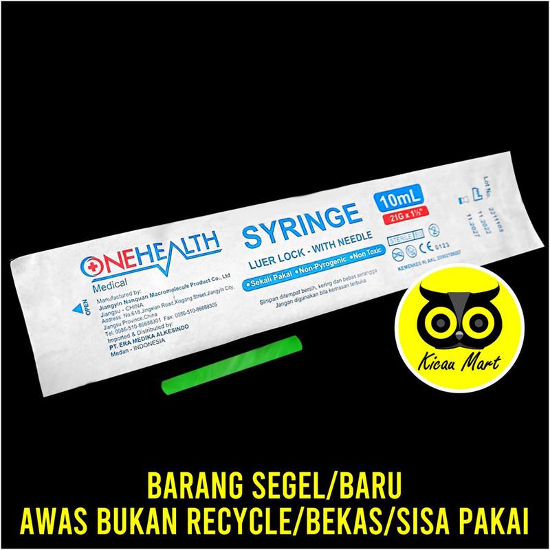 Spuit suntikan lolohan anakan piyik burung unggas 10ml plus selang 1