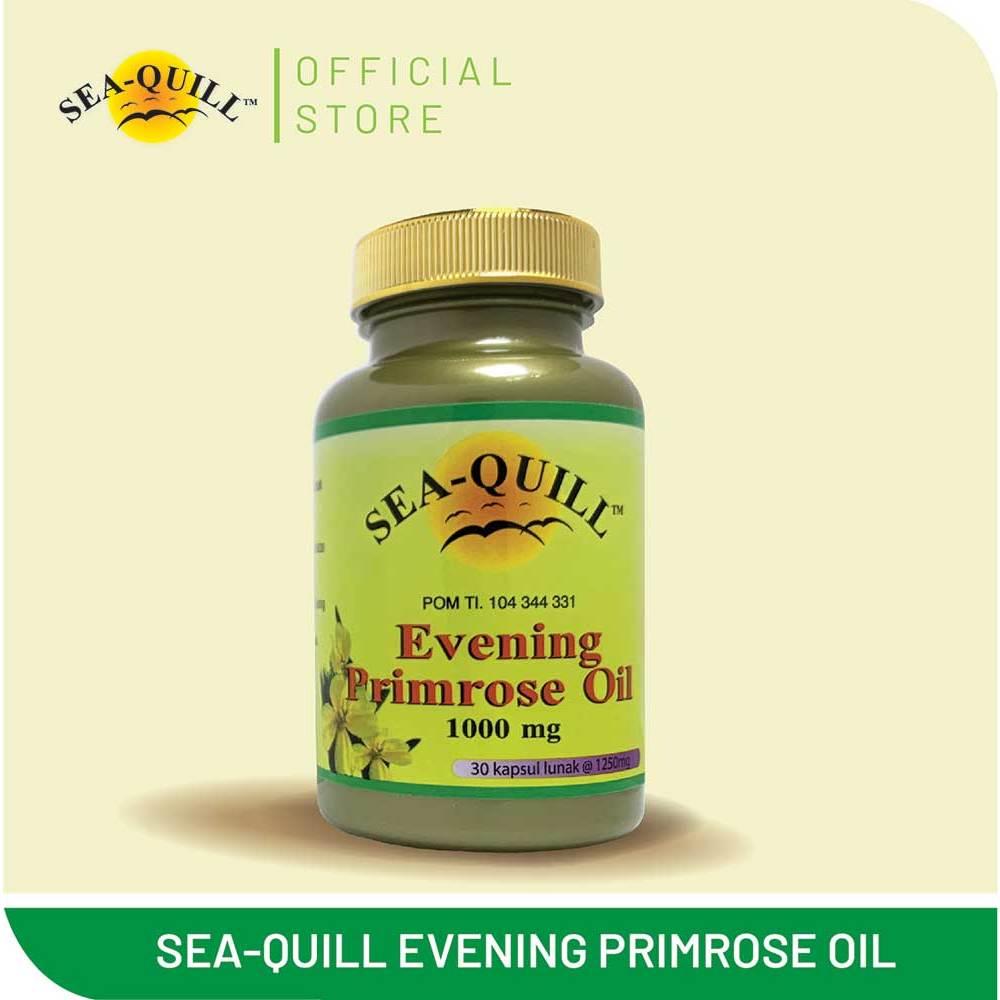 Puffy Seller- Sea Quill Evening Primrose Oil (Epo) 1000 Mg 50 Softgel -Bisa Grab Dan Gosend