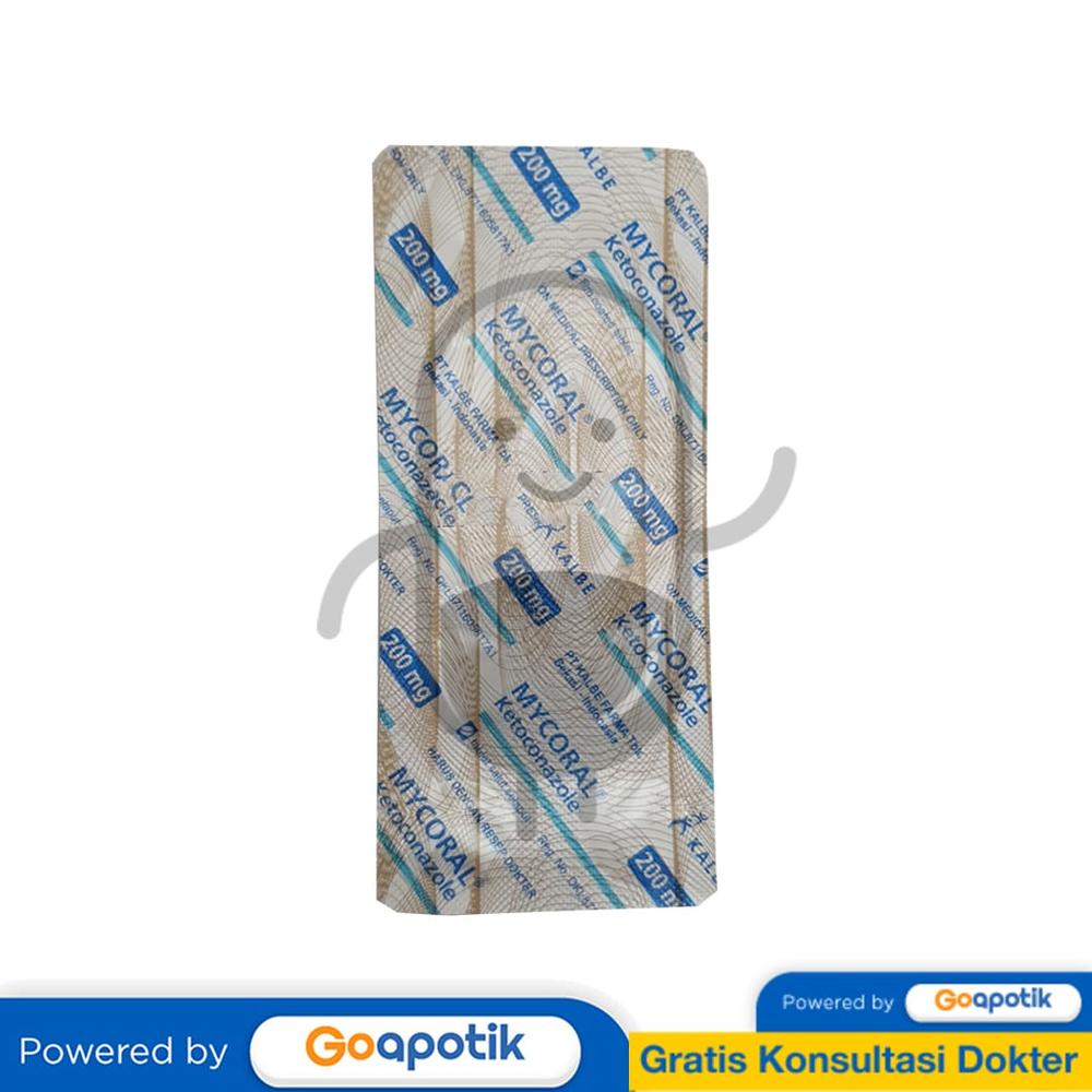 MYCORAL 200 MG BLISTER 10 TABLET