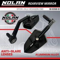 Gambar NOLAN Spion Jalu Hexagon H3356B-38 Kaca Putih Bahan Full Aluminium Alloy Universal Motor dari Nolan Motoparts Store Kota Administrasi Jakarta Barat 2 Tokopedia