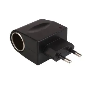 Universal Household Car Auto Ac To Dc Cigarette Lighter Adapter Socket Converter Ue Plug Pasti Ori