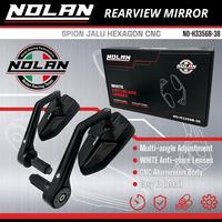Gambar NOLAN Spion Jalu Hexagon H3356B-38 Kaca Putih Bahan Full Aluminium Alloy Universal Motor dari Nolan Motoparts Store Kota Administrasi Jakarta Barat 4 Tokopedia