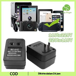Adapter Travel Universal Step Up Down Ac To Ac Voltage Adaptor 50watt 220V To 110C/110C To 220V 50watt Step Down/Up