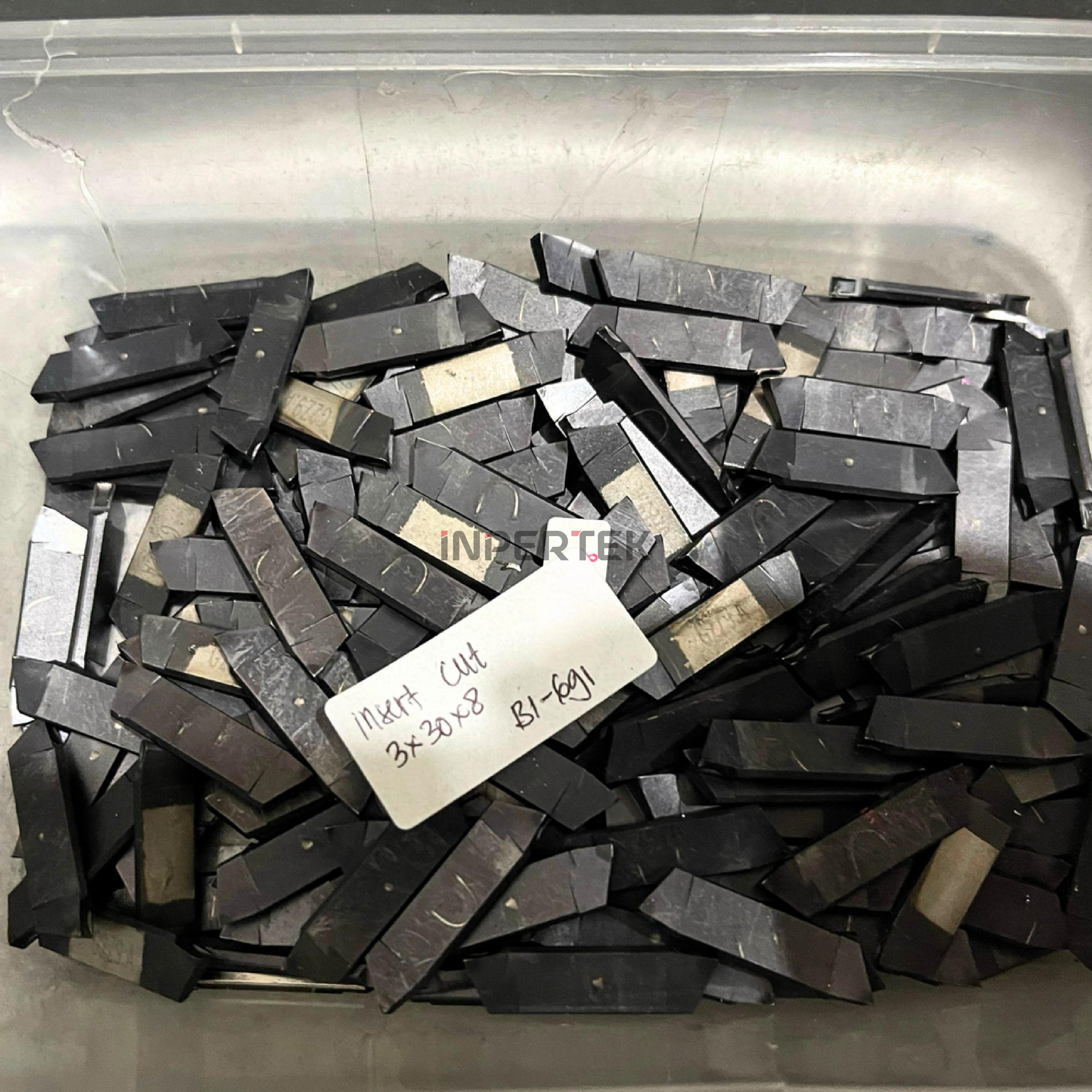 Insert G29.0300 Mata Bubut G29 3mm Pahat Betel G29.03 CUT 3 Grooving Profiling Pisau Potong Parting Cutting 3 mm — foto asli 5