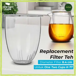 Gelas Saringan Teh Filter Pengganti untuk Teko Teh Kaca