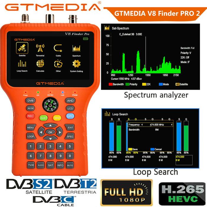 Jual DVB-S2X/S2/S/T2/T/C/ATSC-C H.265 pro2 Supports ACM 2.4G WIFI ...