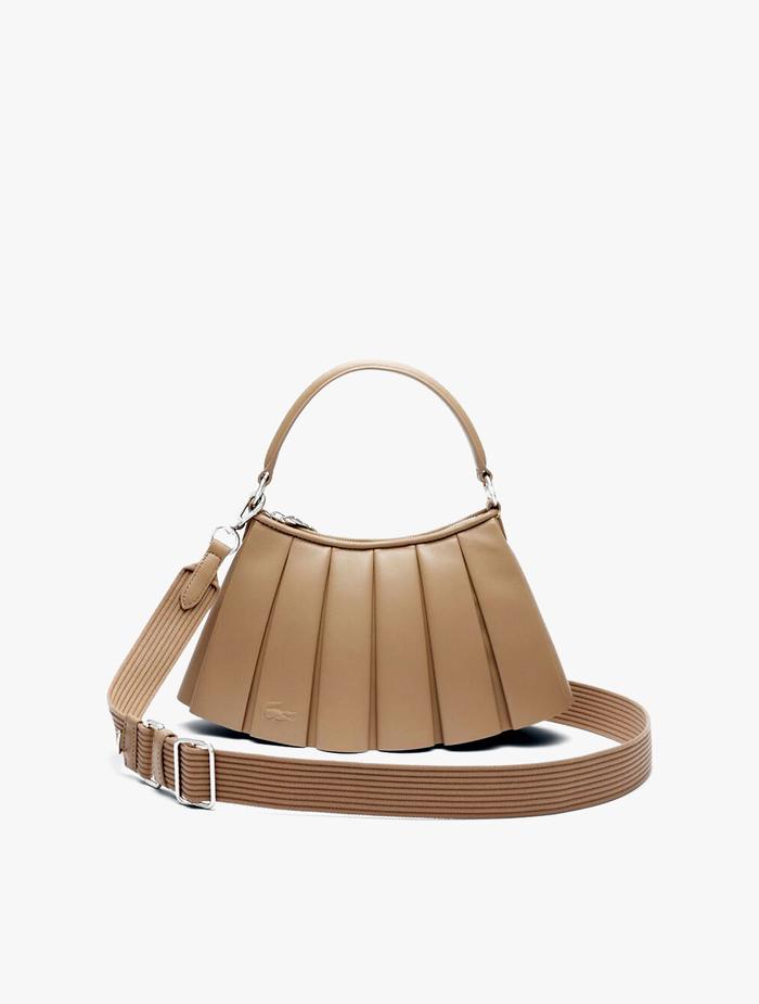 Gambar Small Lenglen Leather Hobo Bag - Beige dari Lacoste Official Store Kab. Bogor Tokopedia