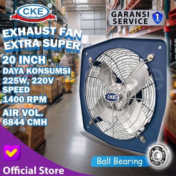 Gambar CKE Kipas Exhaust Fan Extra Strong 20 Inch Penyedot Udara Heavy Duty dari CKE Fan Official Kota Administrasi Jakarta Barat Tokopedia