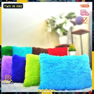 Bantal Sofa/Bantal Tidur Bulu Rasfur 2 in 1