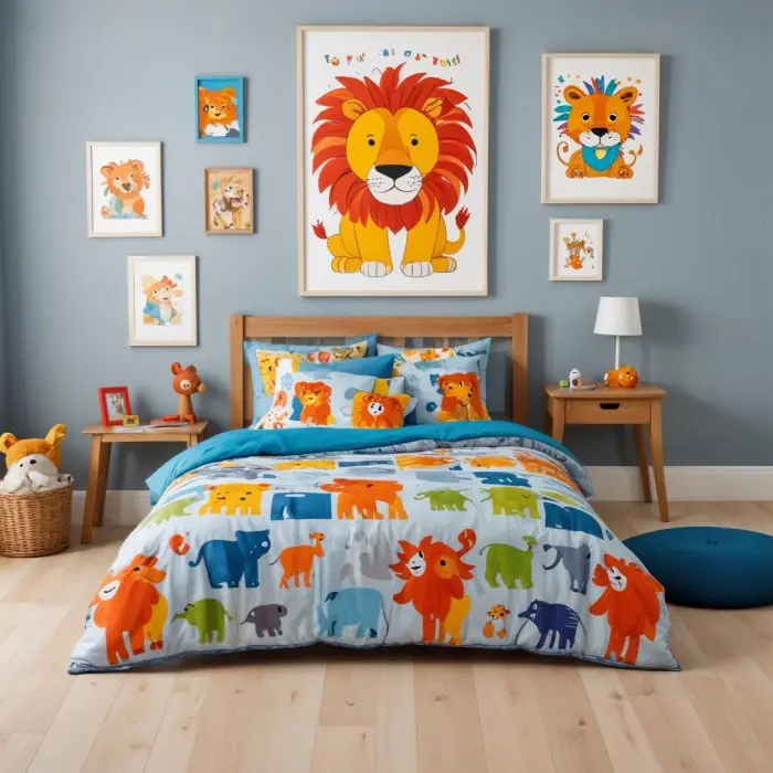 Sprei Kids Series Motif Anak Size 90-200x200cm Bahan Katun Premium Tebal Adem Lembut Tidak Mudah Luntur Kusut Geser Benang Micro Fiber COOLTOUCH - Kain