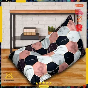 Beanbag 2Layer Big Motif Minimalis Plus Isi Siap Pakai Adem Dan Nyaman