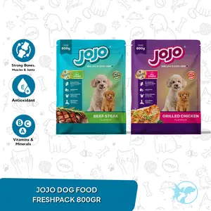 Jojo Dry Dog Food Adult Puppy Makanan Anjing Kering 800gr Fresh Pack
