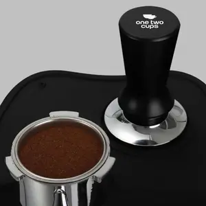 Best ONOID Tamper Kopi 58mm 51mm Espresso Temper Coffee Flat Base Spring Loaded Stainless 58 51 mm