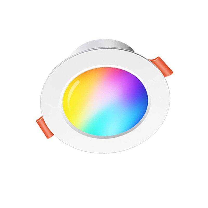 Tuya Smart Wifi Zigbee Downlight/Panel Light – APP Remote Control, Dimming and Color Adjustment, Alexa Voice Control, RGB Full Color
