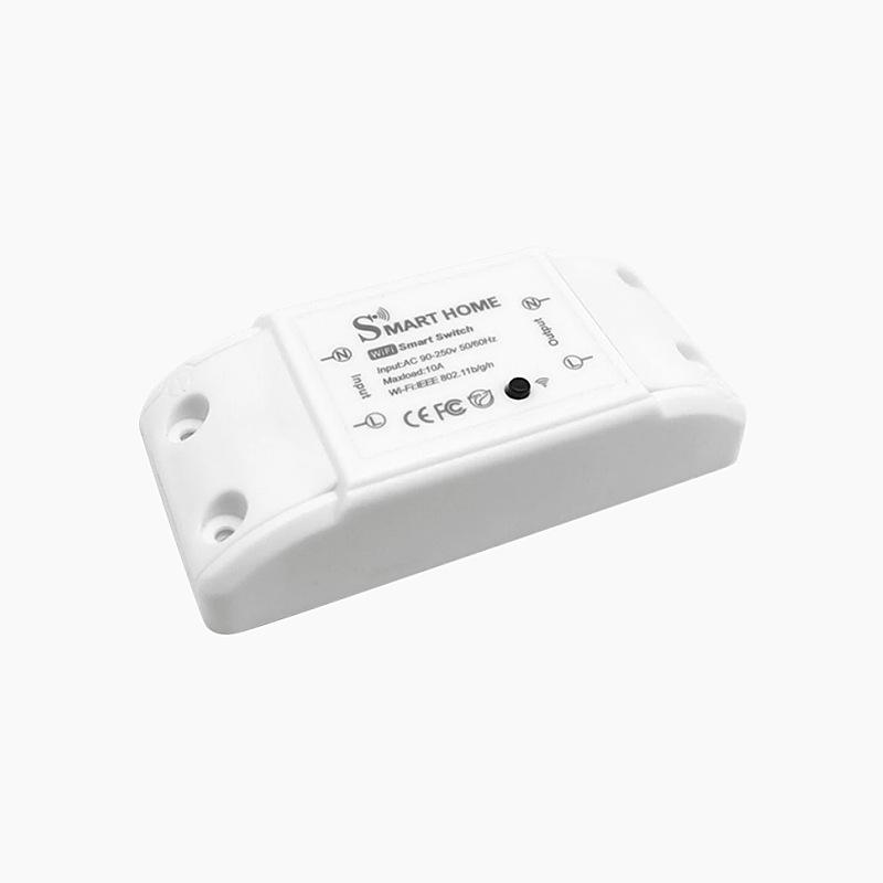 Tuya WiFi Smart Switch Module – Mobile Wireless Remote Control, Timer Function, Mini Hidden Switch for Wall Box Retrofit